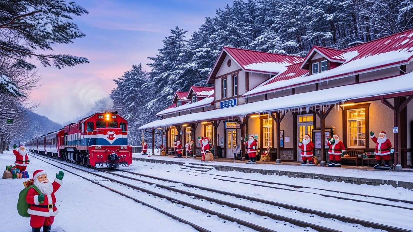 겨울 여행 끝판왕! 봉화 분천 산타마을 당일치기 코스
