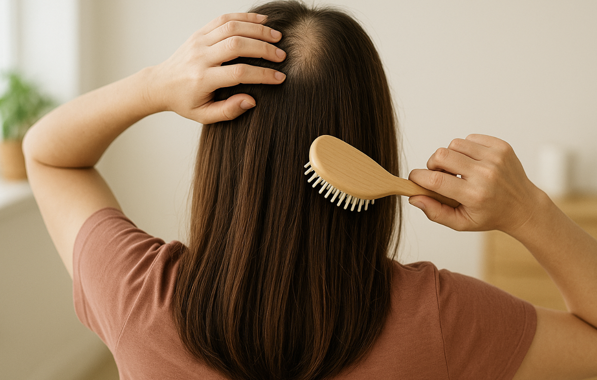 여성 탈모 관련 사진