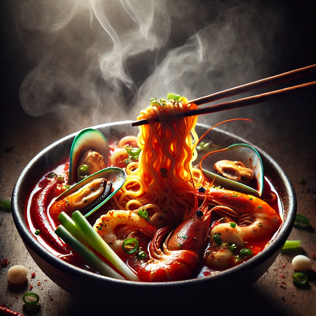 짬뽕 음식 사진