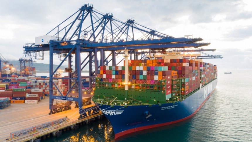 글로벌 해상운임이 2주 연속 오른 것으로 조사됐다.