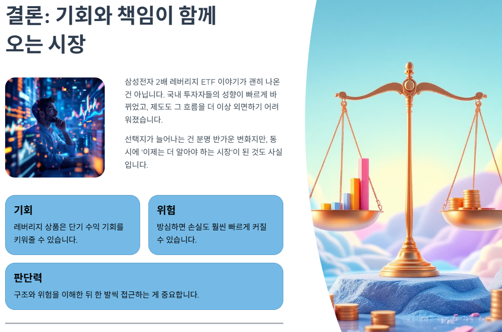 기회와 책임이 함께 

오는 시장