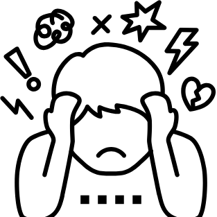 공황 증상과 대처 방법을 설명하는 감성 심리 일러스트