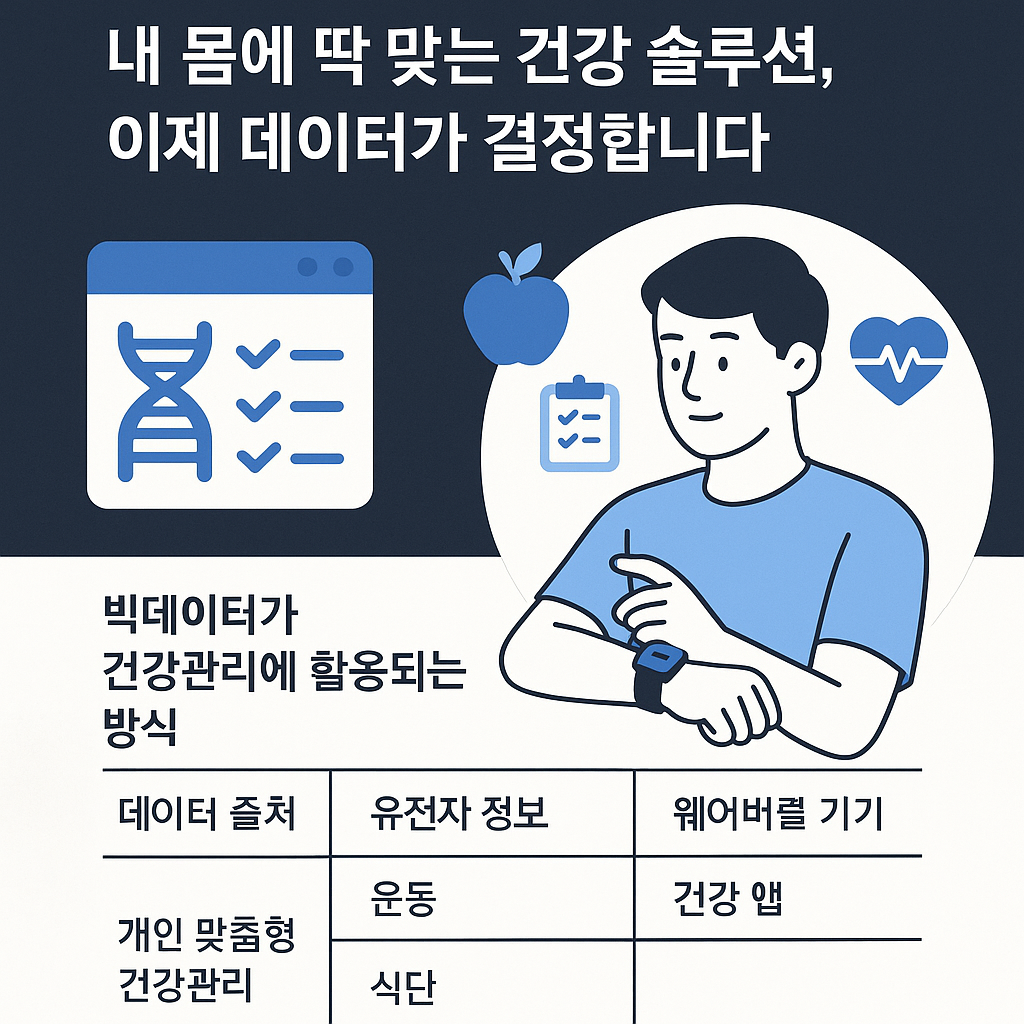 빅데이터 기반 개인 맞춤 건강관리 서비스의 진화