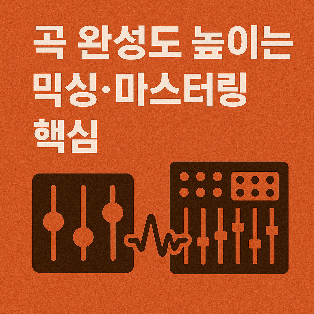 곡 완성도 높이는 믹싱·마스터링 핵심 관련 사진