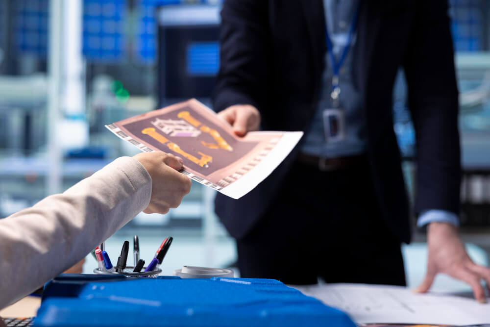 정부 혜택 신청과 상담&amp;#44; 금융 정보 확인 과정을 상징적으로 표현한 이미지