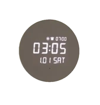 무아스 풀문 백라이트 무드등 LED 벽시계