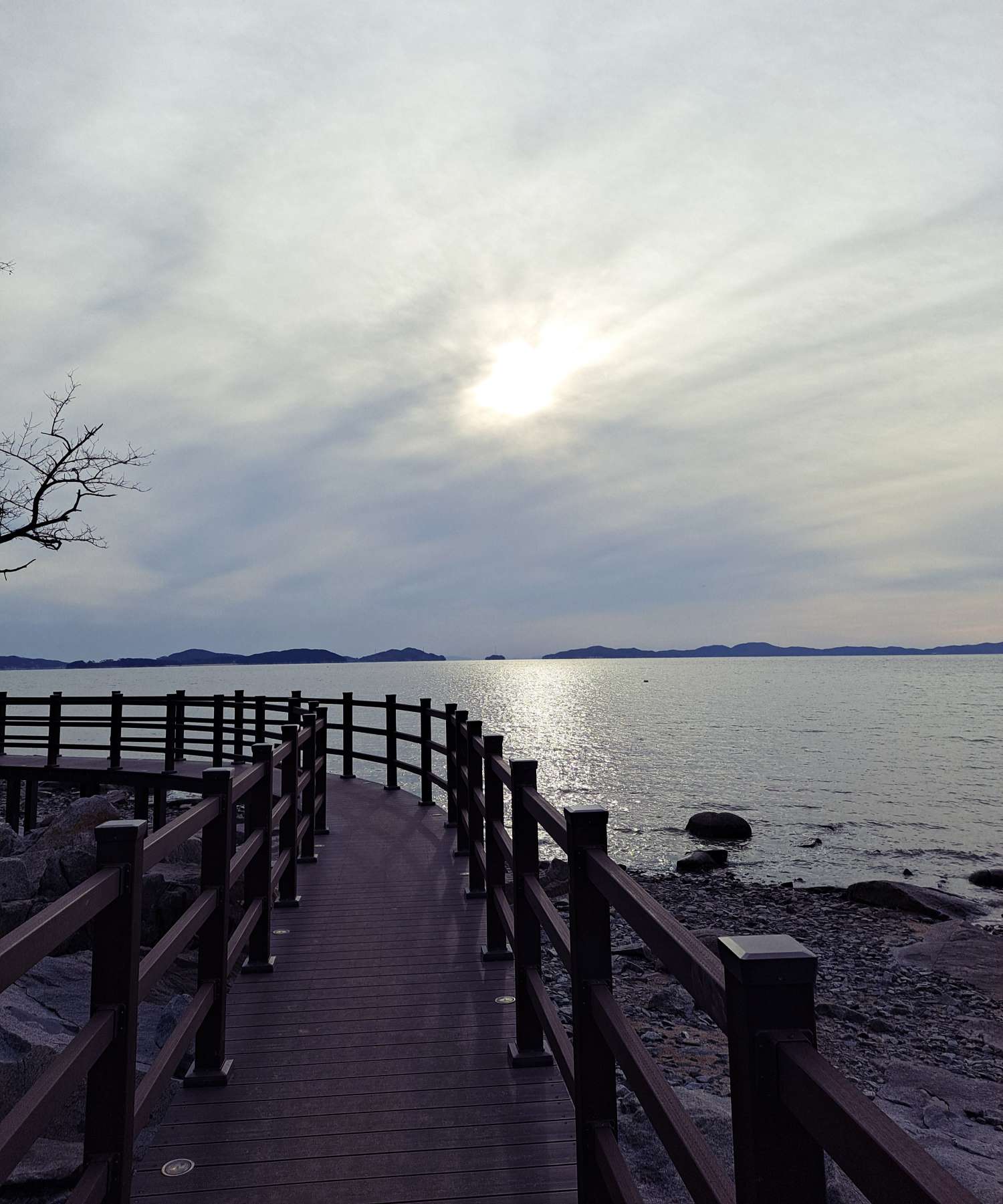 동막해변 데크길 출발