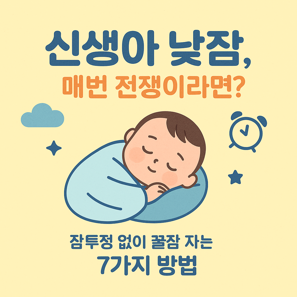 신생아 꿀잠 자는 7가지 방법