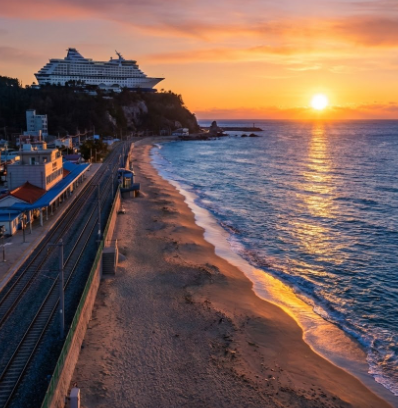 정동진 일출 사진