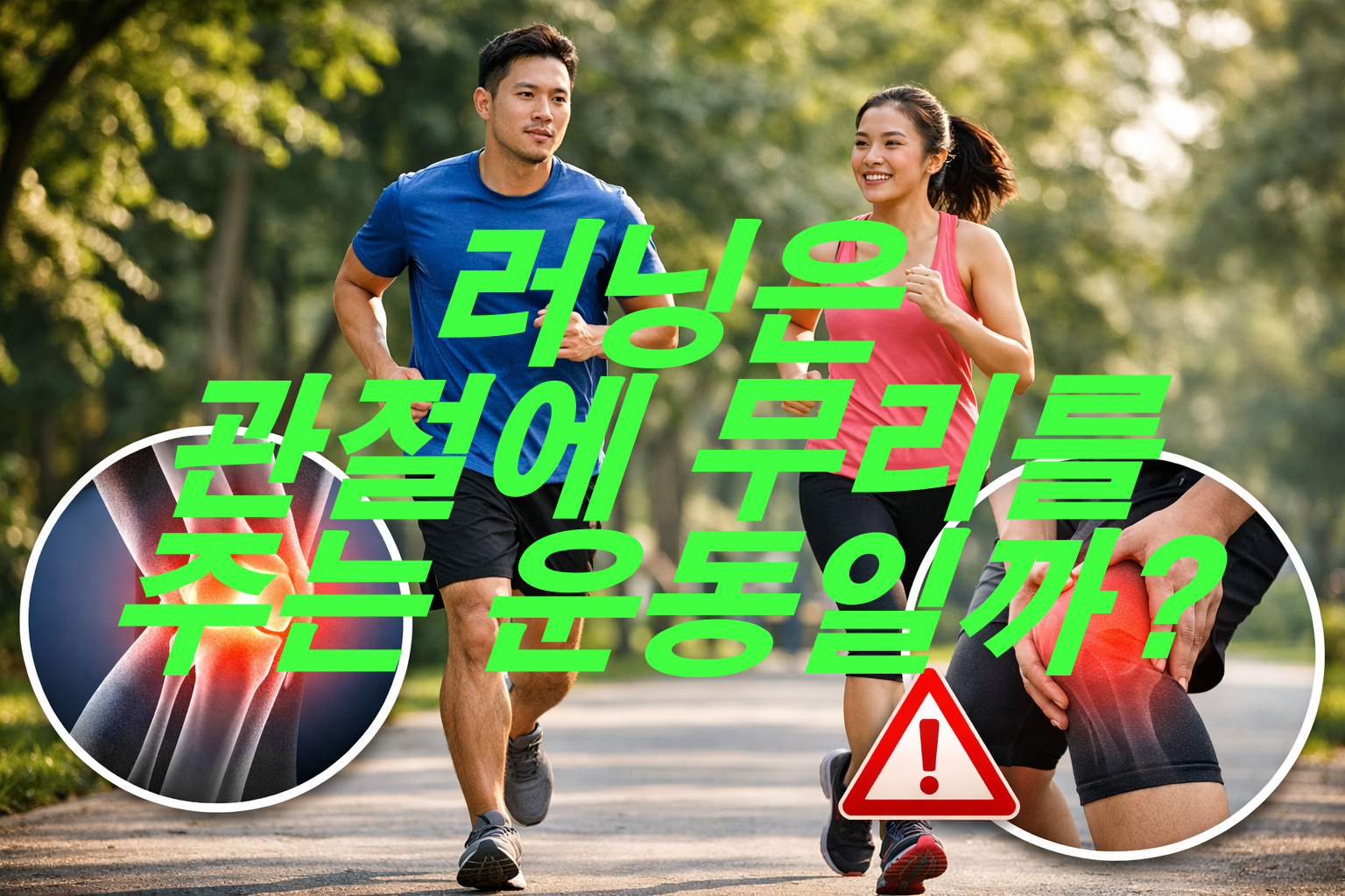 러닝은 관절에 무리를 주는 운동일까? 오해 풀고가기