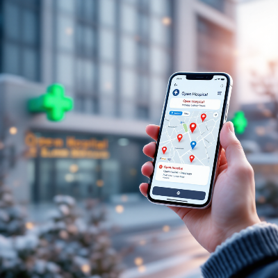 설 명절 연휴 문여는 병원 이미지