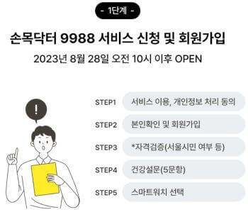손목닥터9988 신청과정 이미지 1