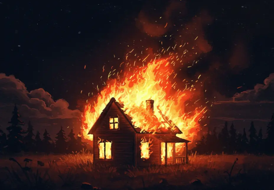 불에 타는 집 꿈 해몽