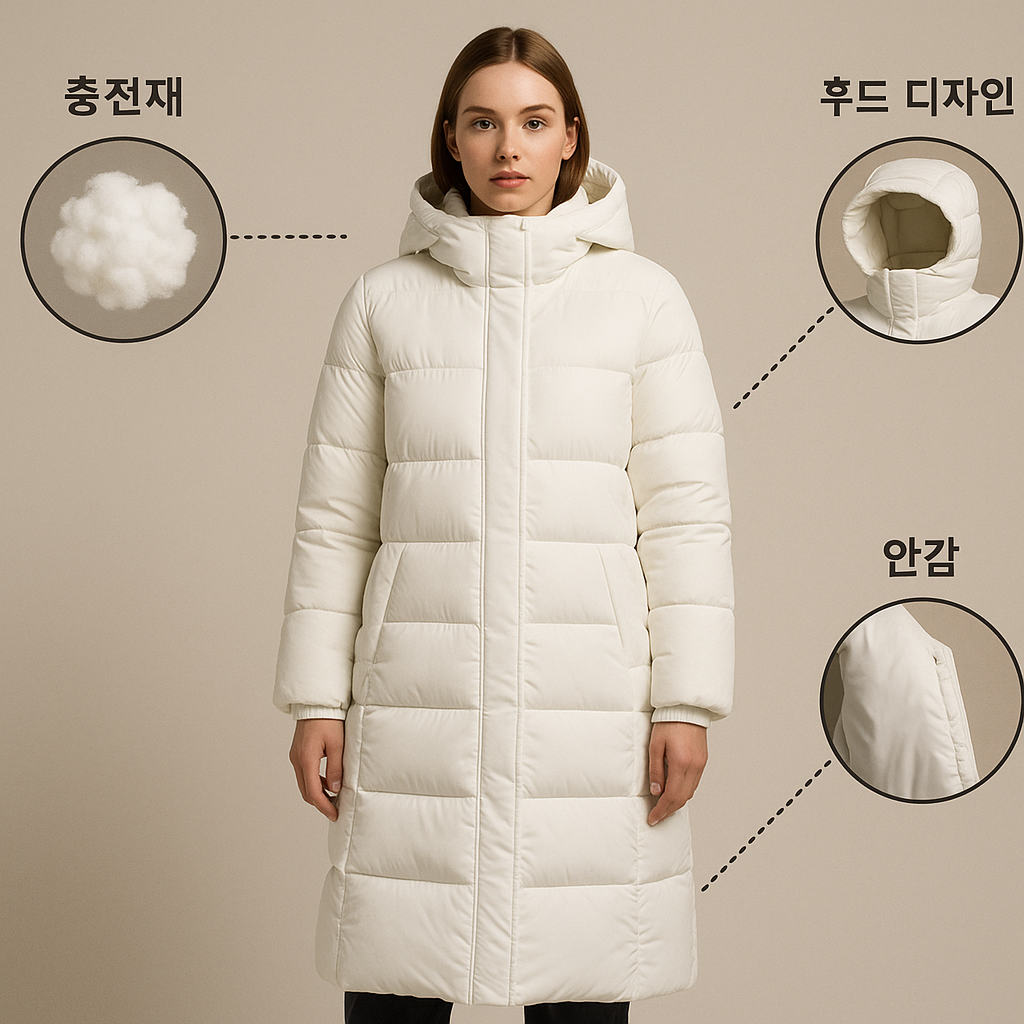 여성 롱 패딩 완벽 선택법 3분 정리