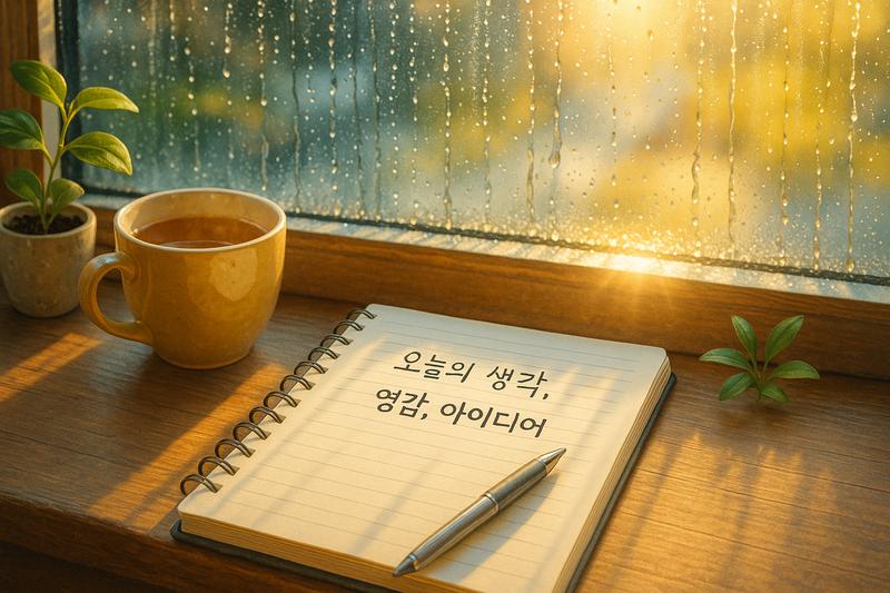 비 오는 날 자꾸 멍해지는 이유