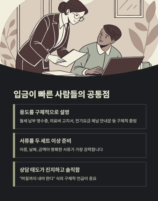 입금이 빠른 사람들의 공통점