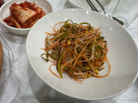 경기 여주 황학산 식당 기본 반찬