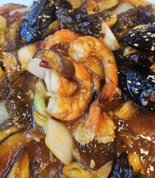 칠리홍가리비볶음