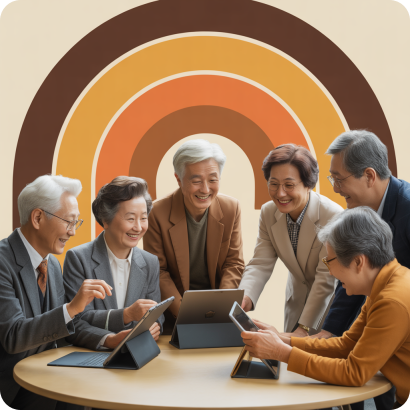 노인 시니어 일자리