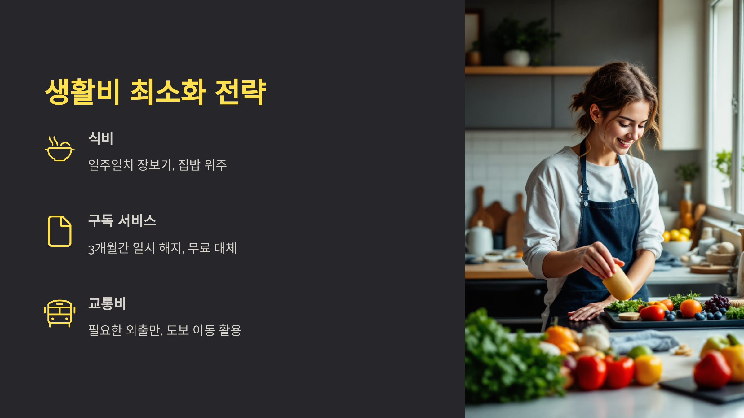 수익 없이 3개월을 버티는 현실적인 방법