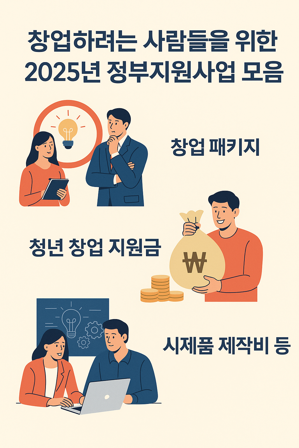 창업하려는 사람들을 위한 2025년 정부지원사업 총정리