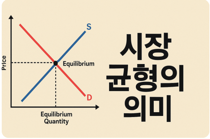 시장 균형의 의미