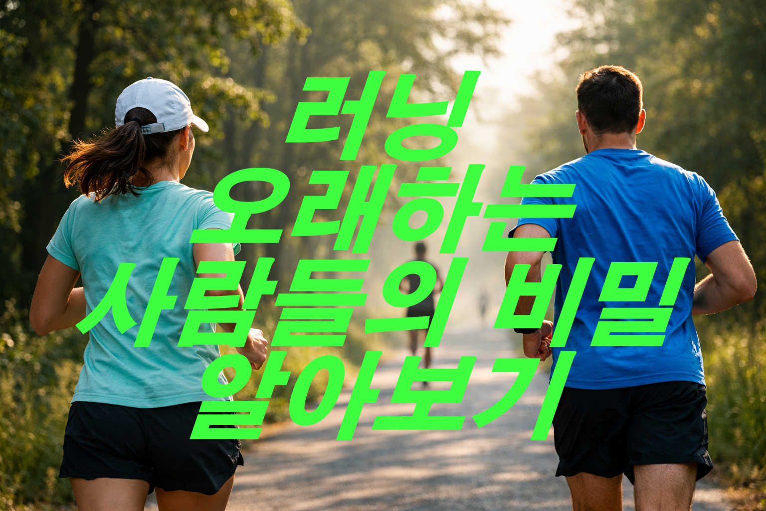 러닝 오래 하는 사람들의 비밀 알아보기