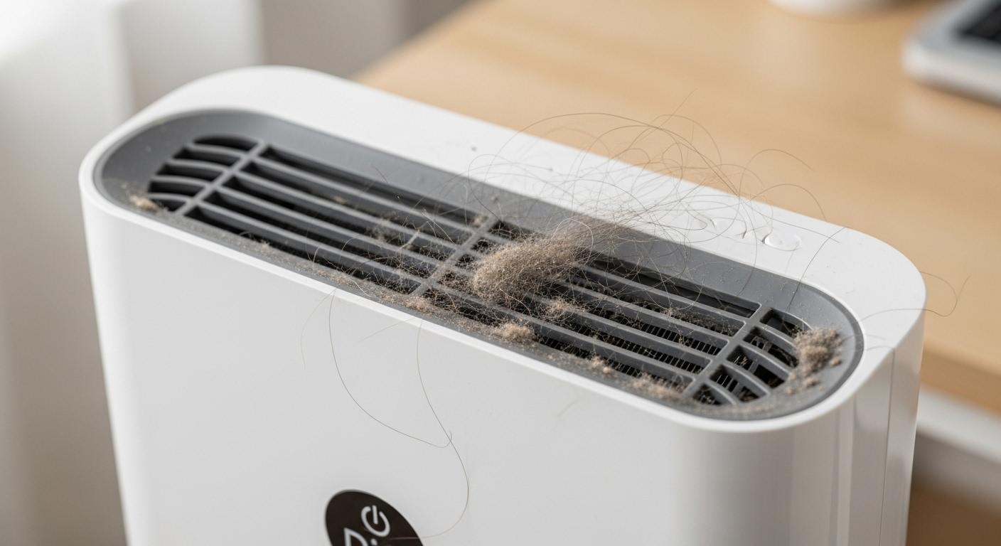 털날림 소형 공기청정기 내돈내산 후기