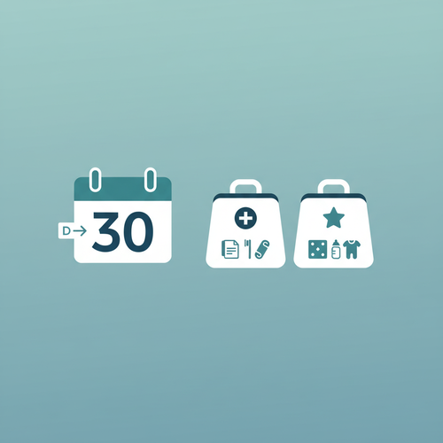 D-30일 전 완벽 체크리스트 및 추가 팁!