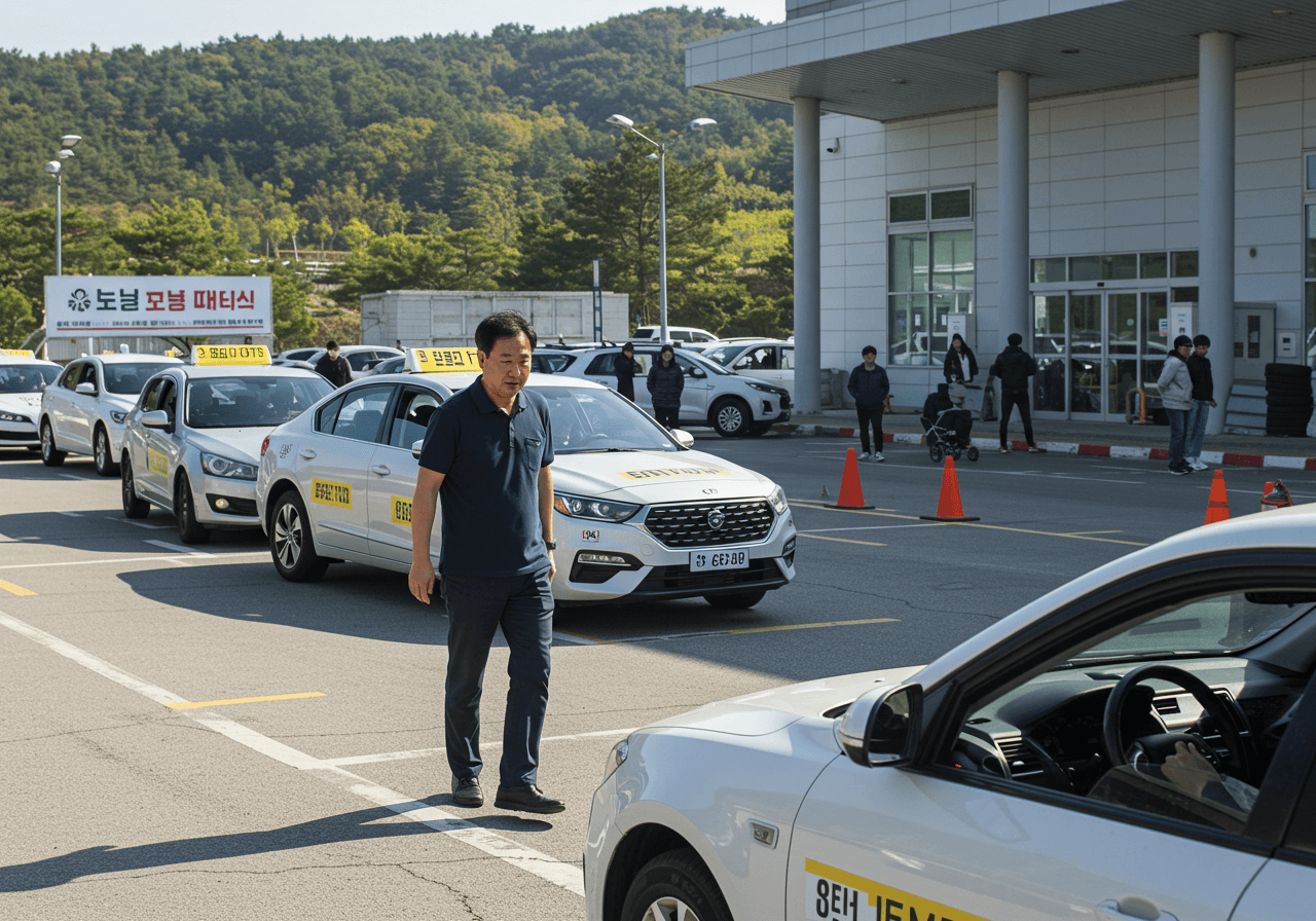 시험합격한 남자