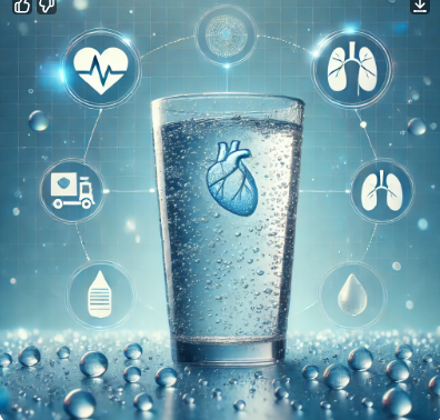 수분섭취와 우리 몸과 관련된 사진