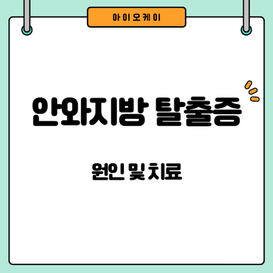 안와지방-탈출증-원인-치료