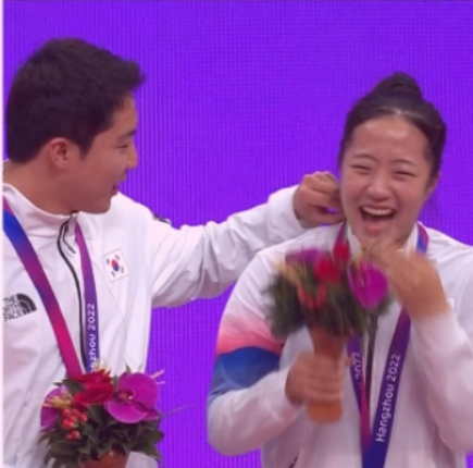 동메달 시상식