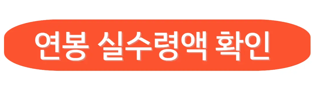 연봉실수령액 계산