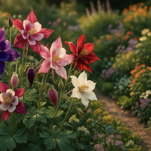 하늘을 나는 새&amp;#44; 매발톱꽃 키우기 A to Z