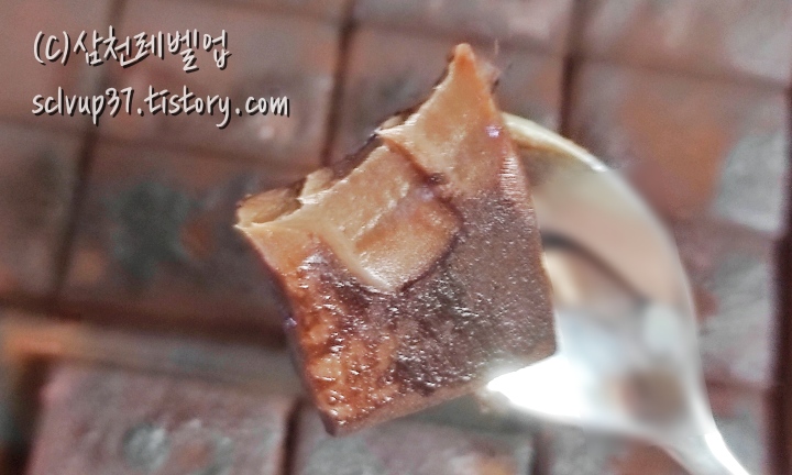 생초콜릿의 쫀득함