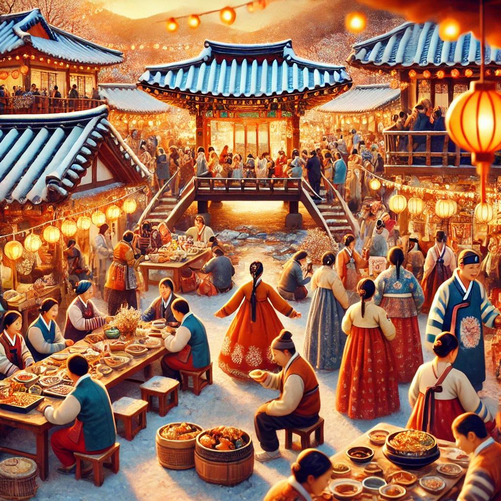 한국민속촌동지팥죽축제