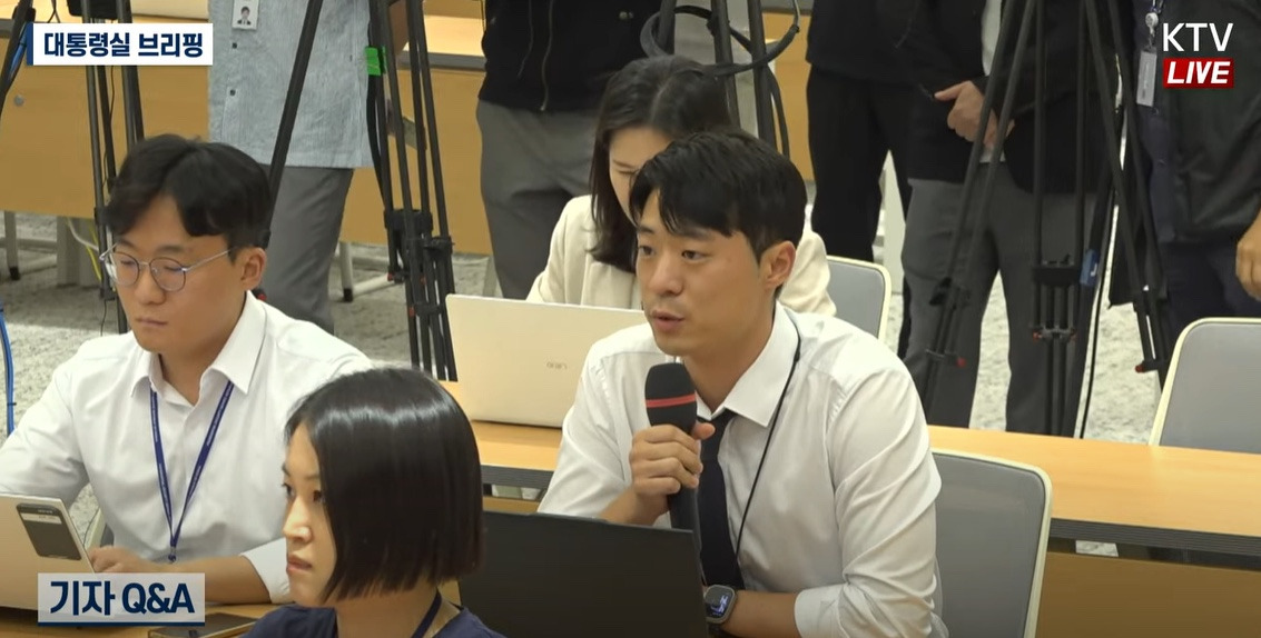 박현광 뉴스공장 소속 대통령실 출입기자