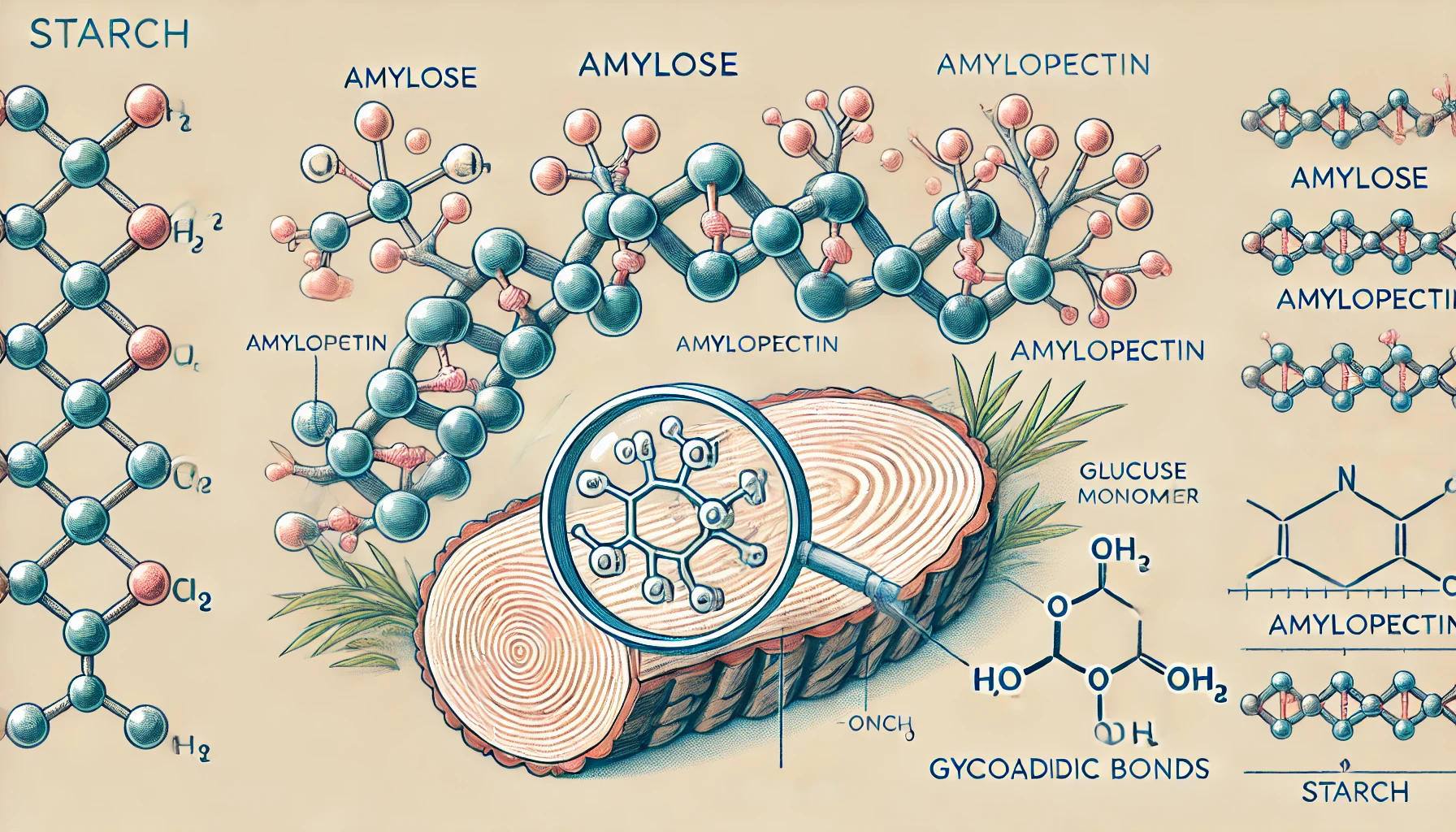 녹말의 구조 그림