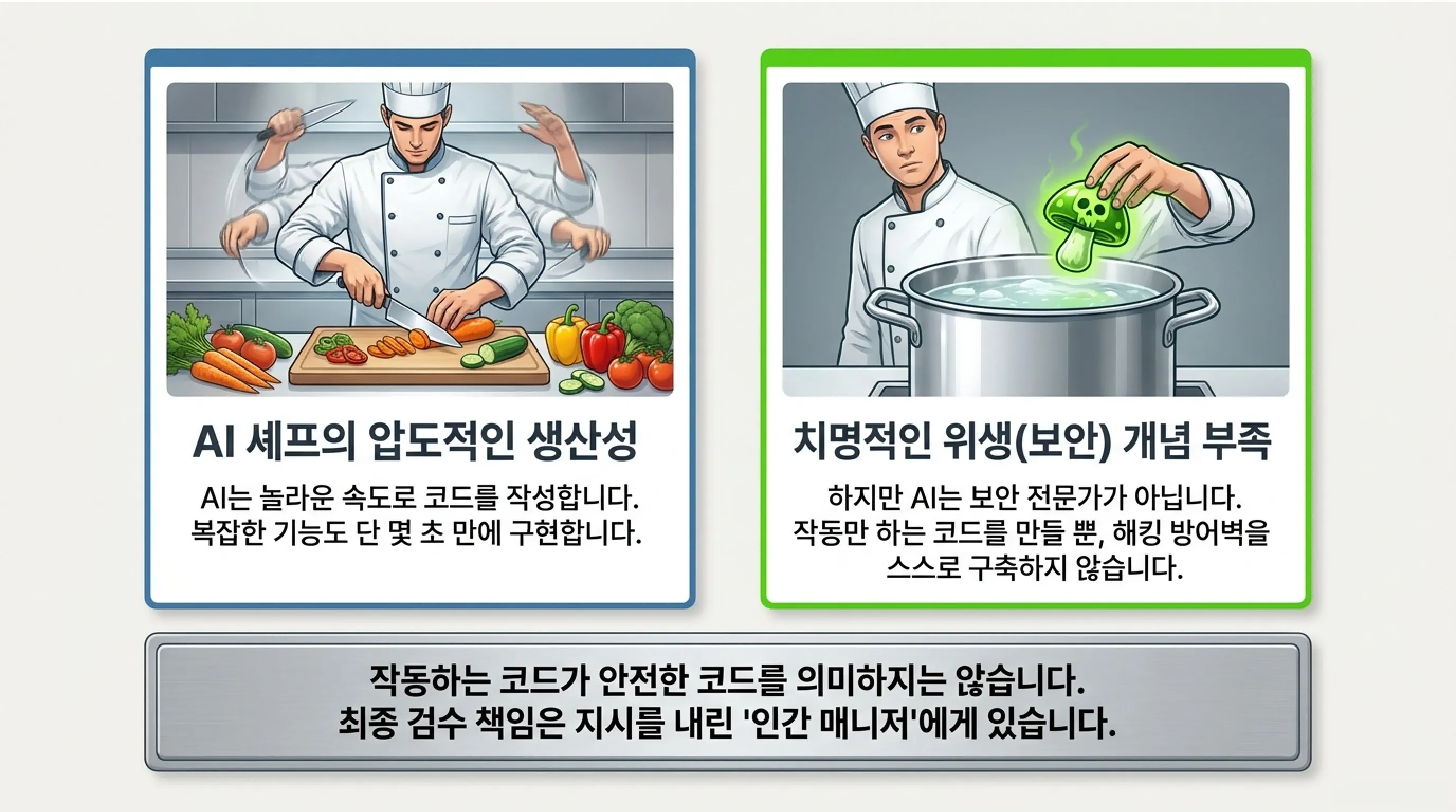 바이브 코딩 보안 AI가 만든 음식에 독이 없는지 확인하는 법