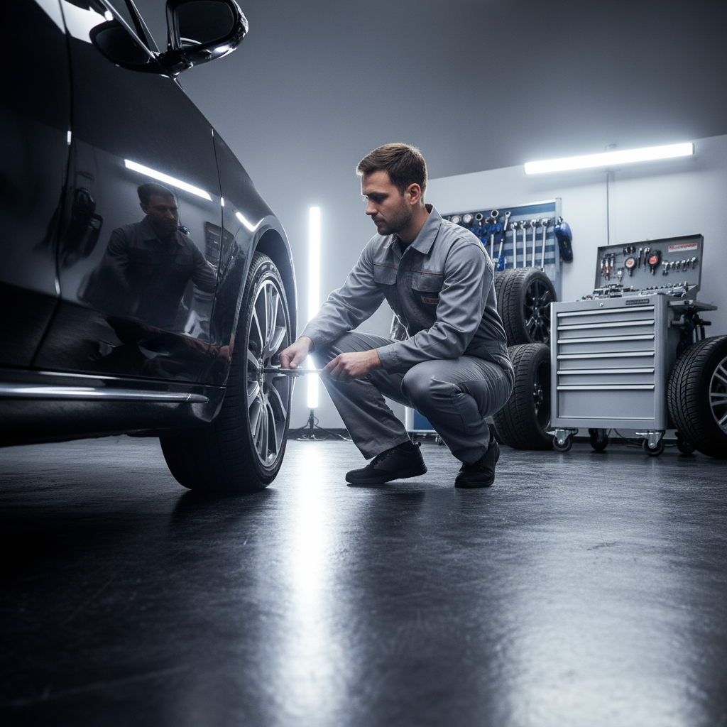 자동차 타이어 공기압