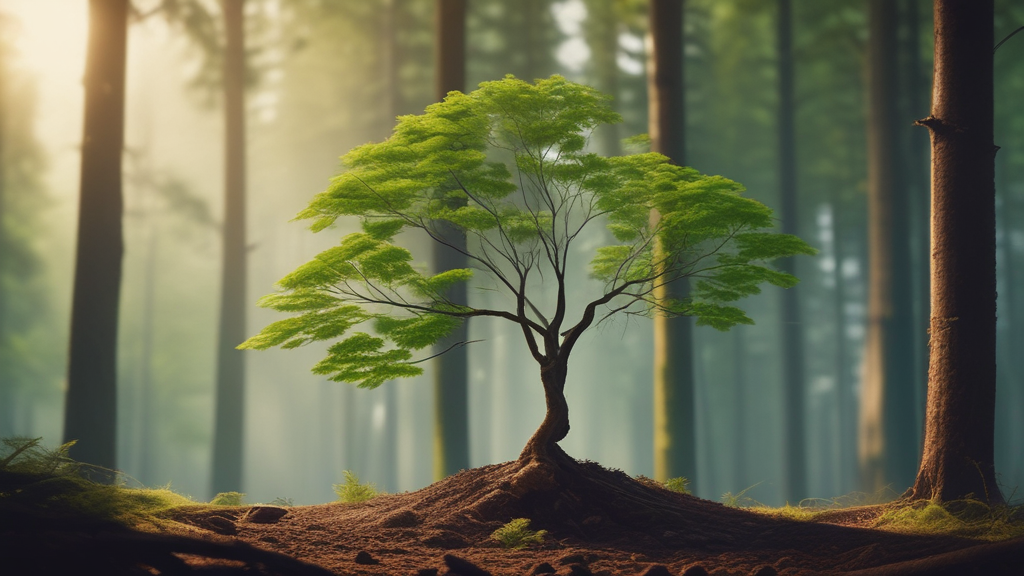 녹색깔 나무이미지