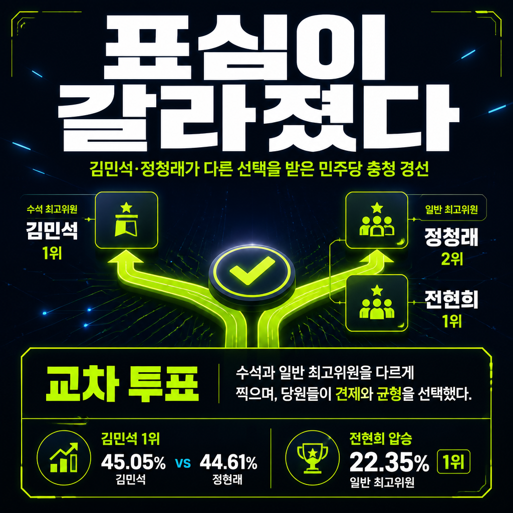 표심이 갈라졌다