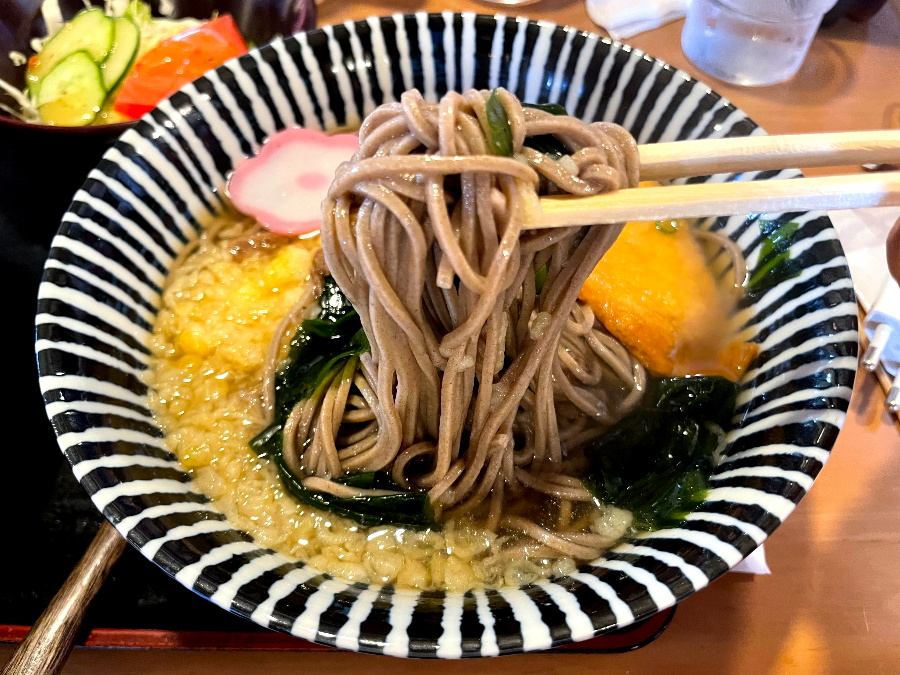 Umenoya 소바 전문점 식사시작1