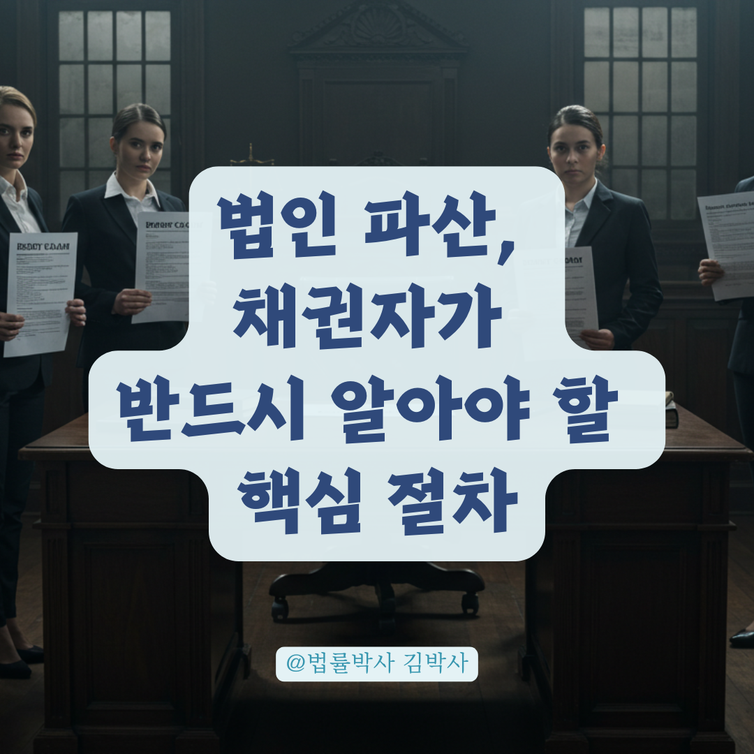 법인 파산 이후 채권자가 반드시 알아야 할 절차