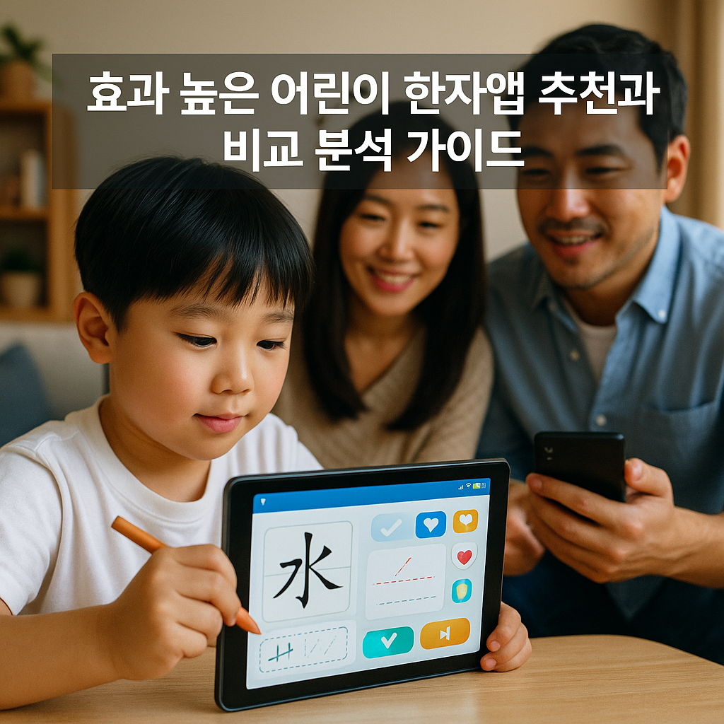 효과 높은 어린이 한자앱 추천과 비교 분석 가이드