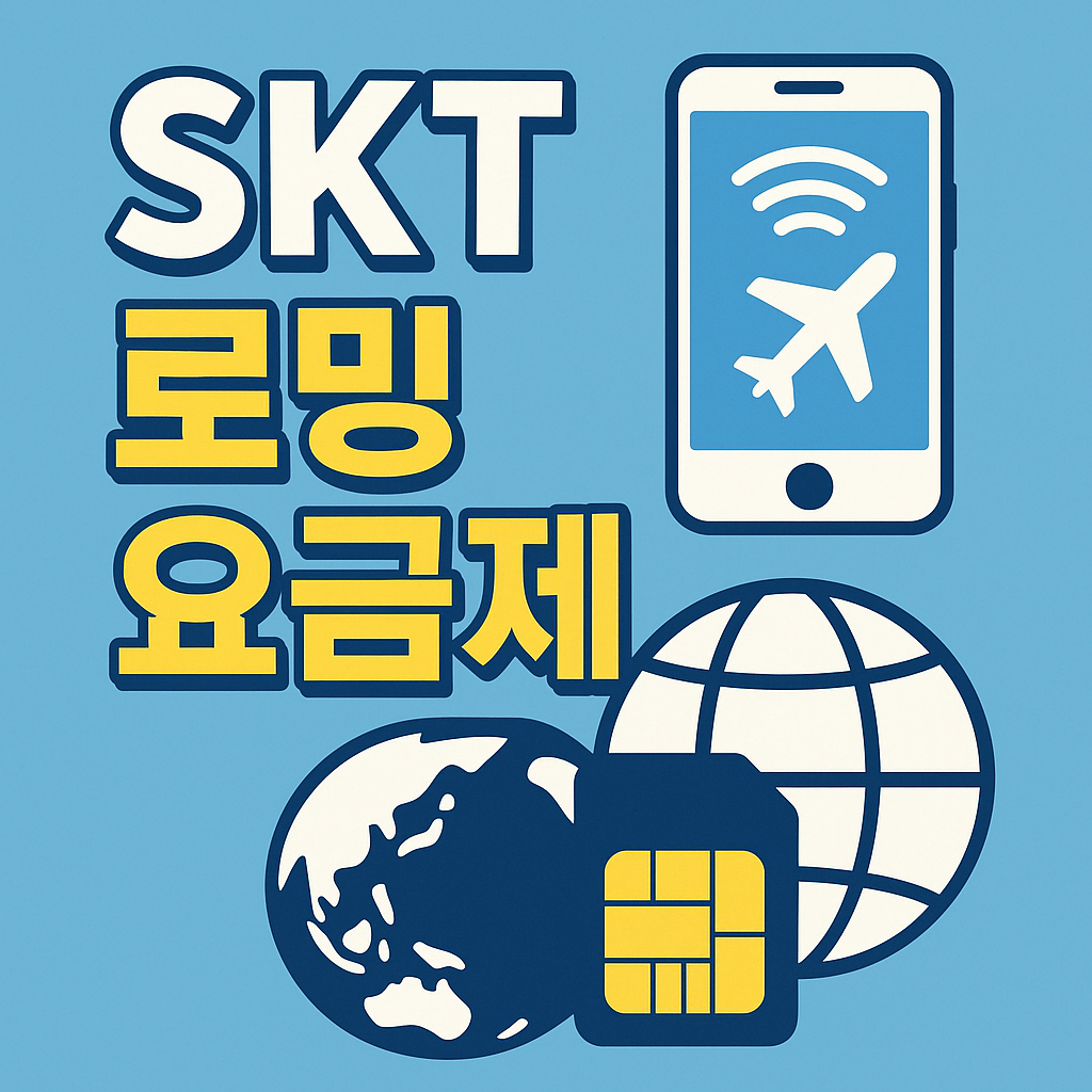 SKT 로밍 요금제 알아보기 (비교)