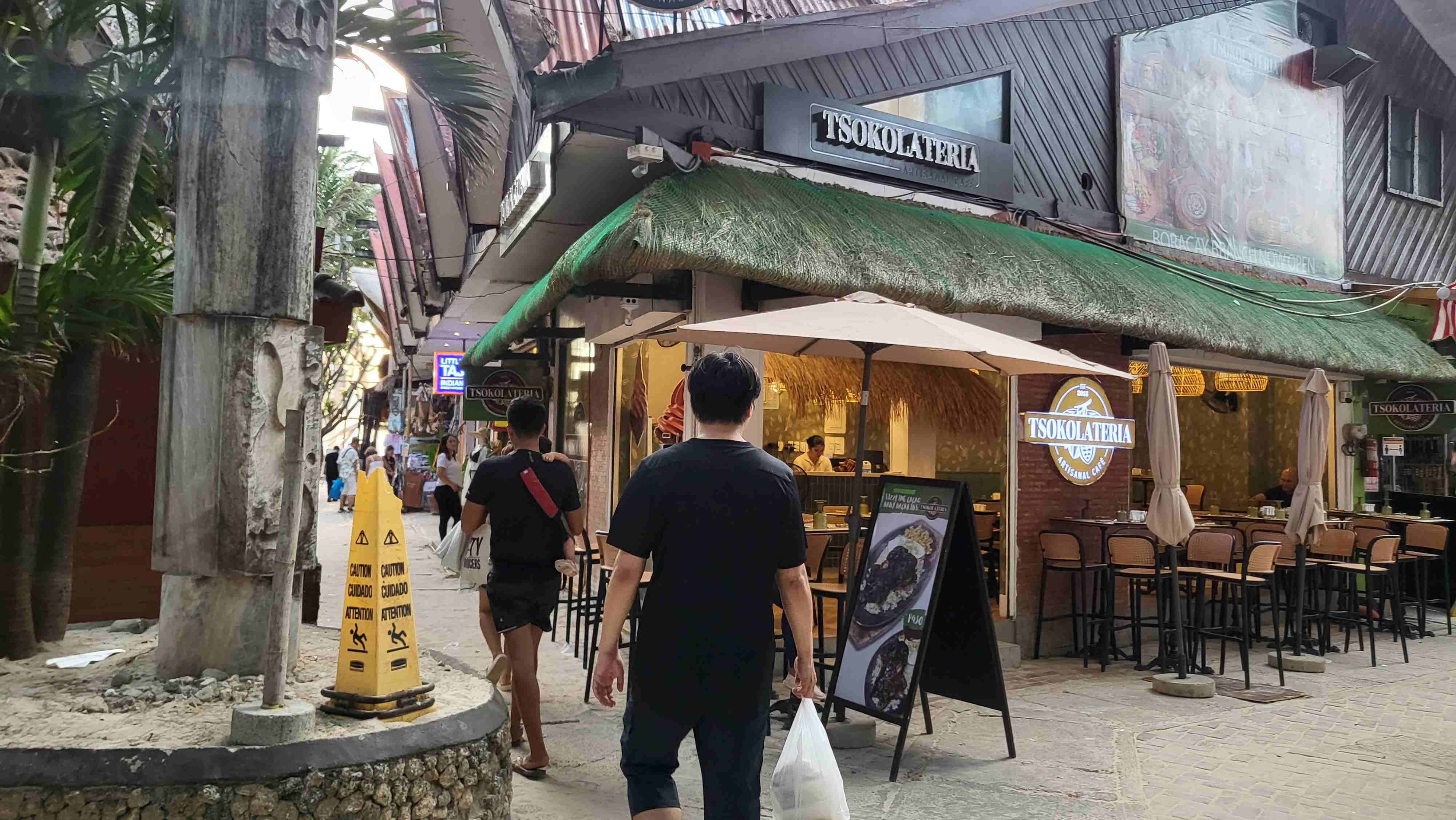 호텔로 돌아가는 길