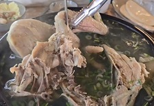 다슬기닭백숙