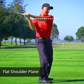 골프 Flat Shoulder plane 동작